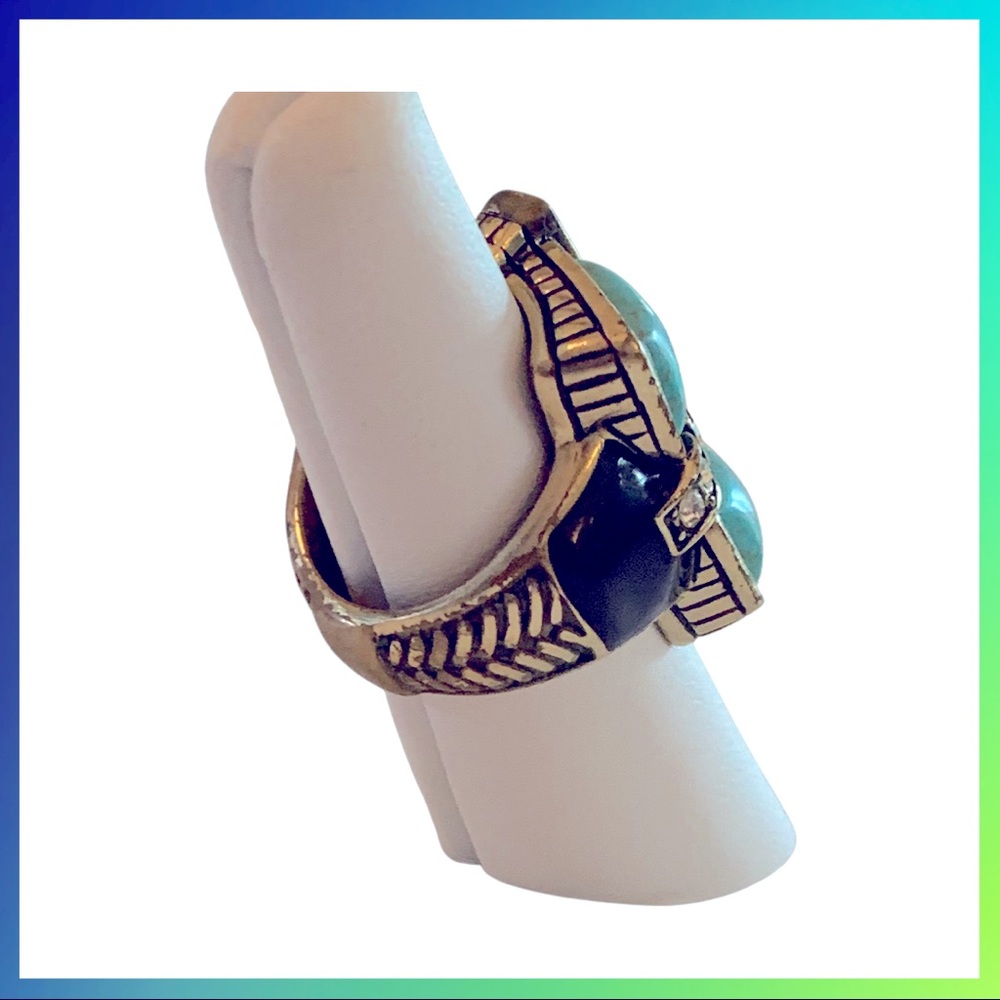 🧜‍♀️STUNNING TURQUOISE ONE OF A KIND RING🧜‍♀️ - Picture 3 of 3